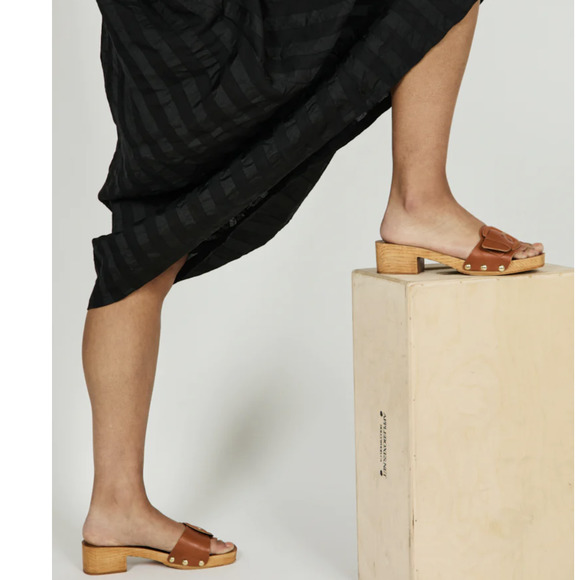 Revolve tan mule sandals - Picture 5 of 7